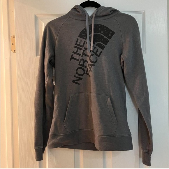Grey North Face hoodie - Picture 1 of 3